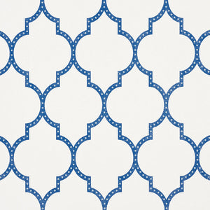 Schumacher - Algiers Paperweave - Blue - 5009011 - Wallpaper