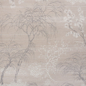 Schumacher - Mori Hemp Shimmer - Moonstone - 5009390 - Wallpaper