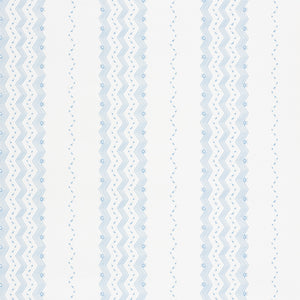 Schumacher - Nauset Stripe - Sky - 5009741 - Wallpaper