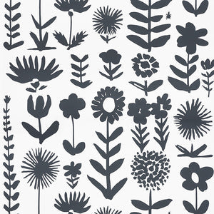 Schumacher - Wild Things - Black - 5009810 - Wallpaper