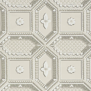 Schumacher - Lacunaria - Stone - 5009901 - Wallpaper