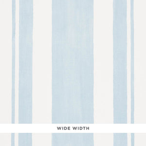Schumacher - Villa Stripe - Sky - 5009921 - Wallpaper