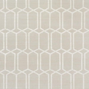 Schumacher - Modern Trellis Hemp Shimmer - Moonstone - 5010110 - Wallpaper