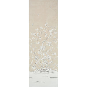 Schumacher - Chinois Palais Vinyl Panel - Stone - 5010161 - Wallpaper
