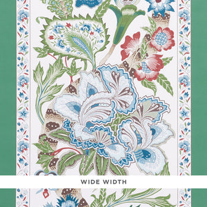 Schumacher - Anjou Stripe - Emerald - 5010170 - Wallpaper