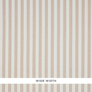 Schumacher - Linen Stripe - Sand - 5010251 - Wallpaper