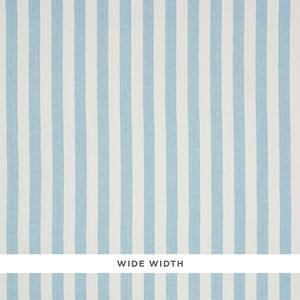 Schumacher - Linen Stripe - Sky - 5010253 - Wallpaper