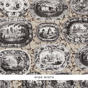 Schumacher - Plates & Platters - Neutral - 5010411 - Wallpaper