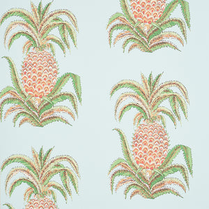 Schumacher - Pineapples - Sky - 5010450 - Wallpaper