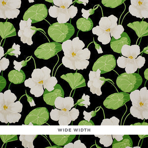 Schumacher - Nasturtium - Noir - 5010470 - Wallpaper