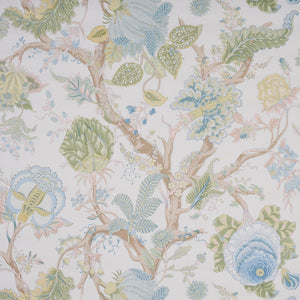 Schumacher - Indian Arbre - Soft Green - 5010493 - Wallpaper