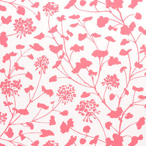 Schumacher - Pennick - Coral On Ivory - 5010543 - Wallpaper