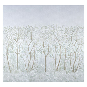 Schumacher - Brindille Golden Accented Panel Set - Mineral - 5010923 - Wallpaper