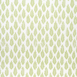 Schumacher - Leaf - Grass Green - 5011150 - Wallpaper