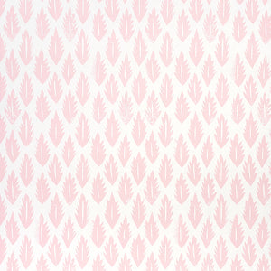 Schumacher - Leaf - Pink - 5011151 - Wallpaper