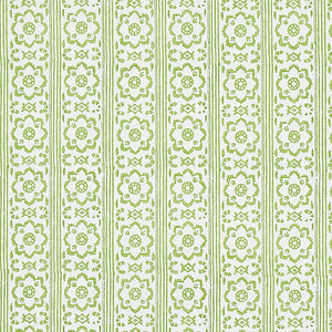 Schumacher - Sunda Hand Blocked Print - Leaf - 5011220 - Wallpaper