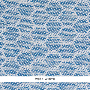 Schumacher - Abaco Paperweave - Blue - 5011282 - Wallpaper
