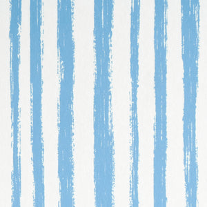 Schumacher - Sketched Stripe - Blue - 5011541 - Wallpaper