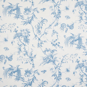 Schumacher - Toile De La Prairie - Blue - 5011711 - Wallpaper