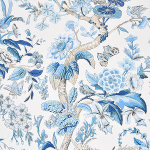 Schumacher - Cranley Garden - Blue - 5011720 - Wallpaper