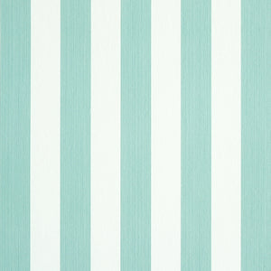 Schumacher - Edwin Stripe Medium - Seaglass - 5011883 - Wallpaper