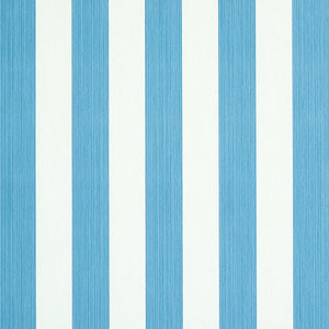 Schumacher - Edwin Stripe Medium - Ocean - 5011884 - Wallpaper