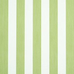 Schumacher - Edwin Stripe Medium - Leaf - 5011889 - Wallpaper