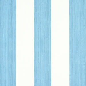 Schumacher - Edwin Stripe Wide - Ocean - 5011904 - Wallpaper