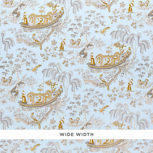 Schumacher - Matsudana - Blue - 5011991 - Wallpaper