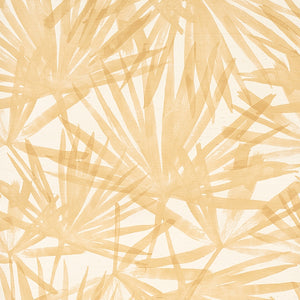 Schumacher - Sunlit Palm Sisal - Wheat - 5012041 - Wallpaper