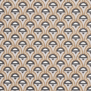 Schumacher - Abelino - Camel & Black - 5012080 - Wallpaper