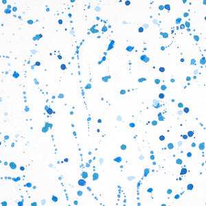 Schumacher - Ink Splash - Blue - 5012181 - Wallpaper