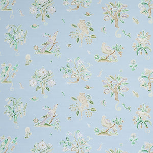Schumacher - Magical Menagerie - Sky - 5012210 - Wallpaper