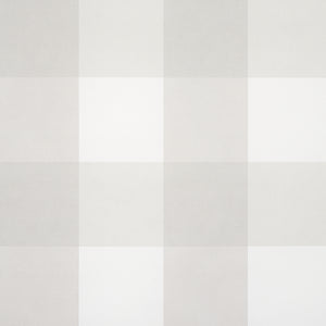 Schumacher - Willa Check Large - Birch - 5012358 - Wallpaper