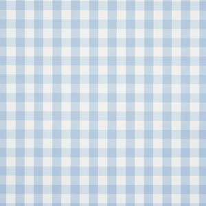 Schumacher - Willa Check Small - Chambray - 5012360 - Wallpaper