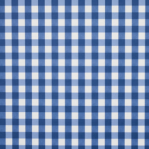 Schumacher - Willa Check Small - Navy - 5012361 - Wallpaper