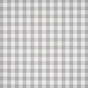 Schumacher - Willa Check Small - Grey - 5012367 - Wallpaper