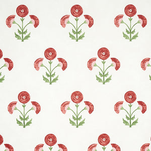 Schumacher - Saranda Flower - Cardinal - 5012410 - Wallpaper