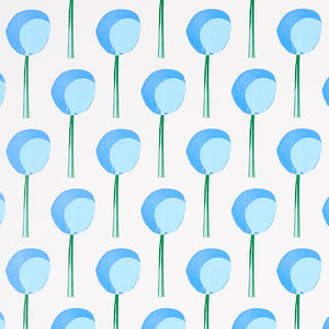 Schumacher - Topiary - Bluebell - 5012701 - Wallpaper