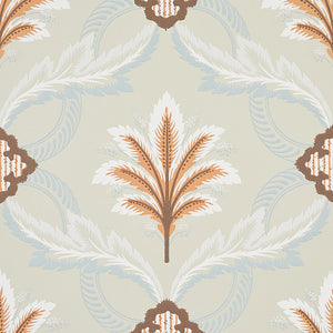 Schumacher - Front Waltz - Sage - 5013150 - Wallpaper