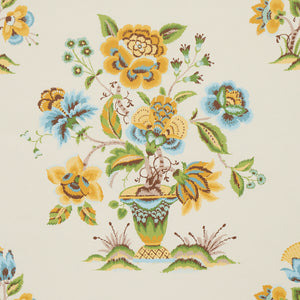 Schumacher - Ashford - Ochre & Sky - 5013182 - Wallpaper