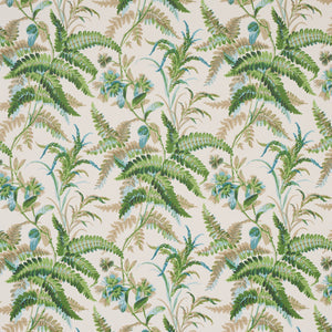Schumacher - Myers Fern - Lagoon - 5013230 - Wallpaper