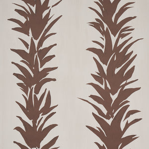 Schumacher - White Lotus - Cocoa - 5013665 - Wallpaper