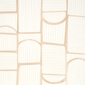 Schumacher - Bloomsbury - Warm White - 5013681 - Wallpaper