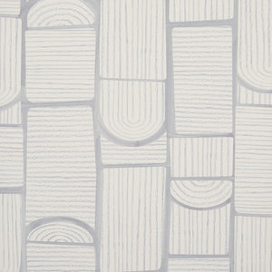 Schumacher - Bloomsbury - Cool Gray - 5013684 - Wallpaper