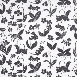Schumacher - Orchids Have Dreams - Soft Black - 5014100 - Wallpaper