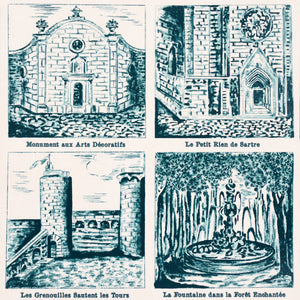 Schumacher - Architecturra - Teal - 5014272 - Wallpaper