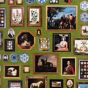 Schumacher - Le Grand Tour - English Green - 5014292 - Wallpaper