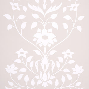 Schumacher - Jaipur Mughal Flower - Neutral - 5014462 - Wallpaper