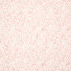 Schumacher - Cosette Lace - Blush - 5014720 - Wallpaper